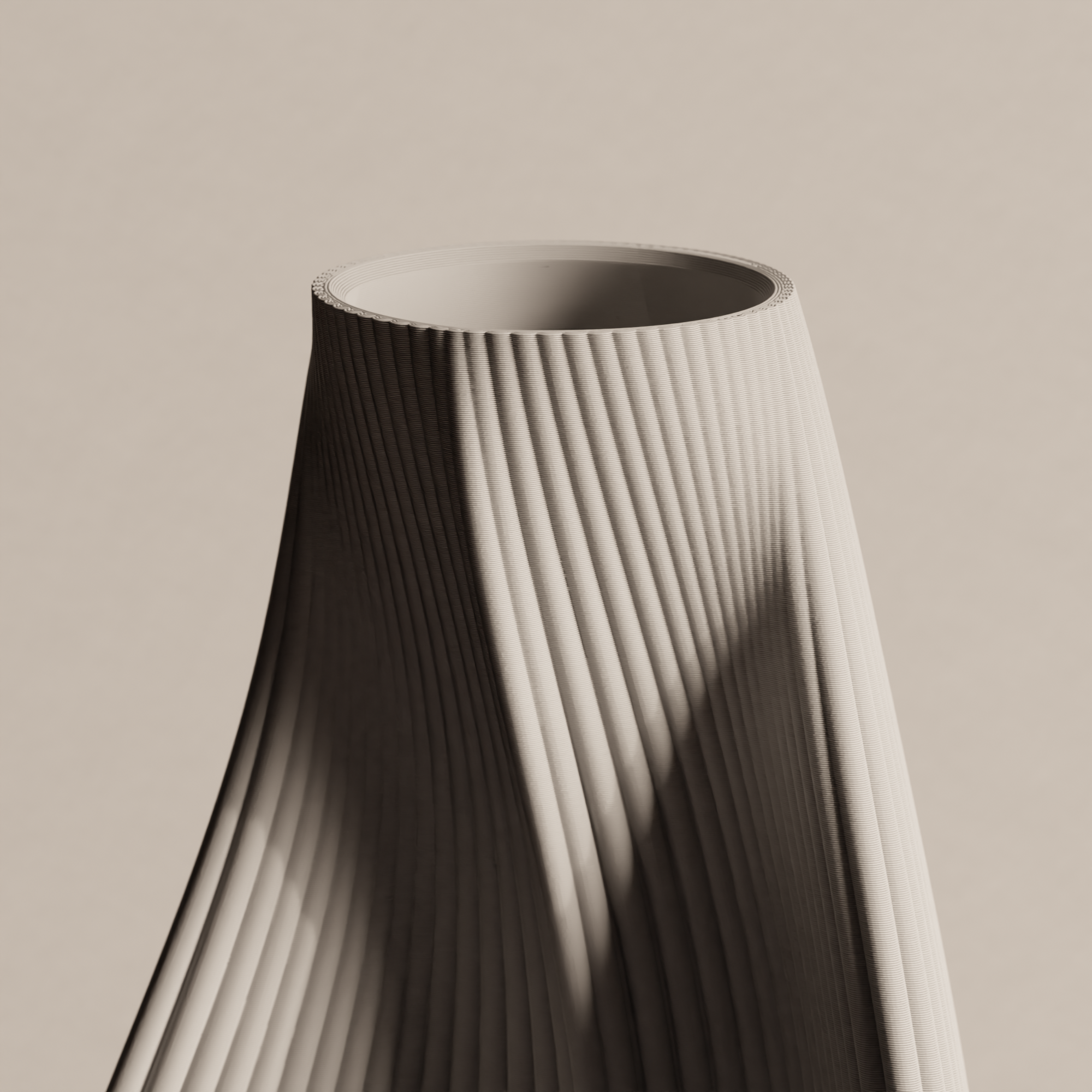 Twisted Flute Vase
