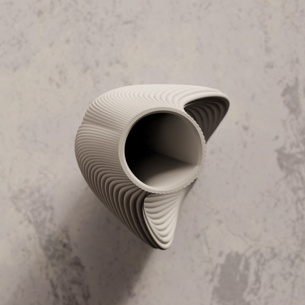 Twisted Flute Vase