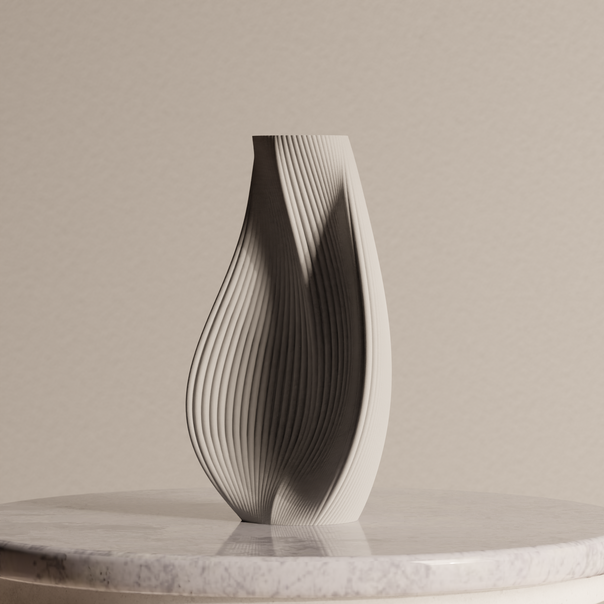 Twisted Flute Vase