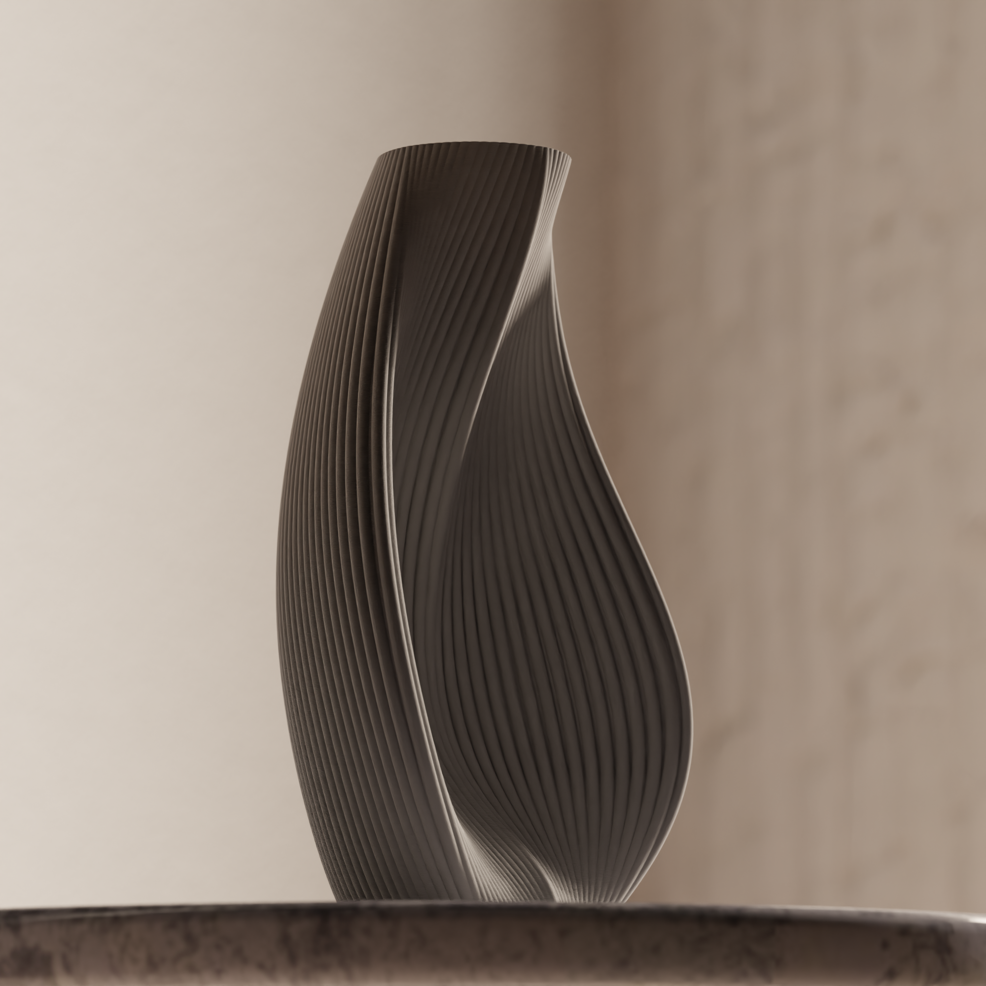 Twisted Flute Vase